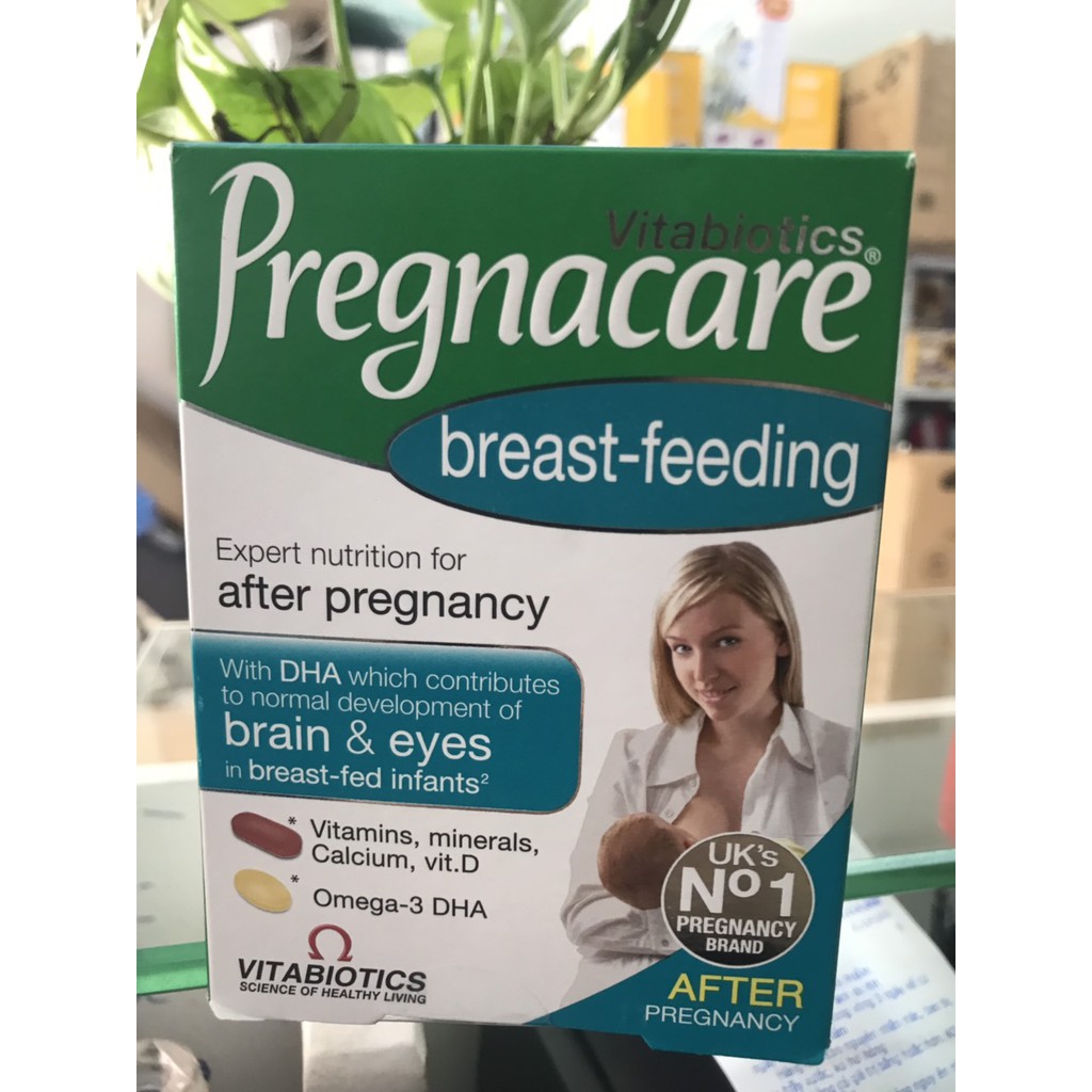 Viên uống vitamin cho mẹ sau sinh Pregnacare Breast-feeding hộp 84 viên