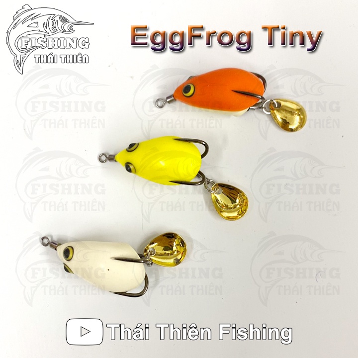 Mồi Giả Câu Cá Nhái Hơi Chuột Sóc EggFrog Tiny Dài 30mm Nặng 5.2g Mẫu Mới Nhiều Màu Siêu Nhạy Dùng Câu Cá Lóc, Chẽm, Mú