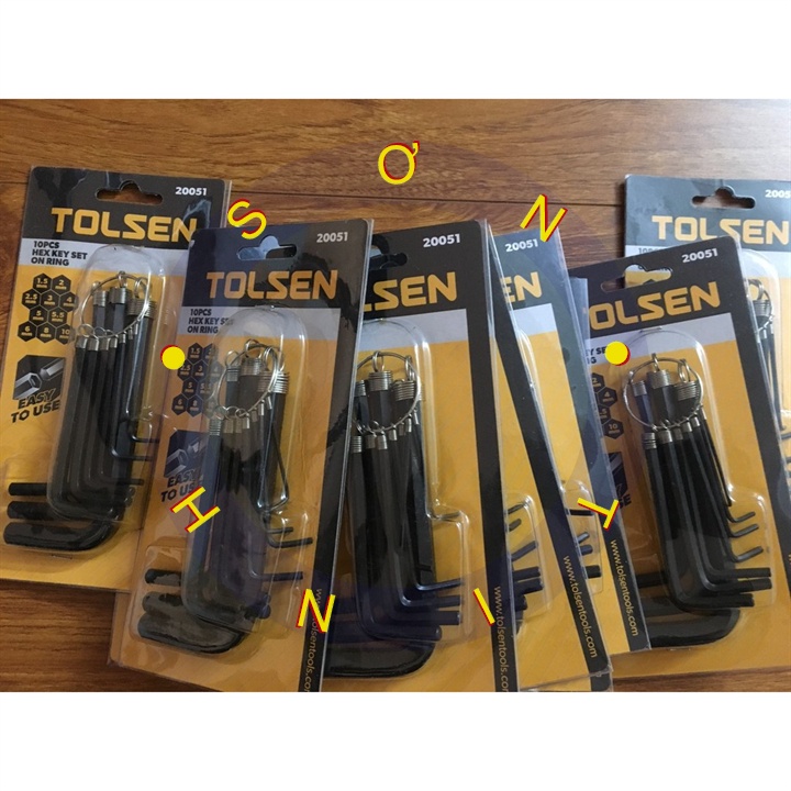 LỤC GIÁC BỘ 10 CÁI TOLSEN 20051