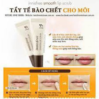 Son dưỡng - son tẩy tế bào chết môi innisfree smooth lip scrub