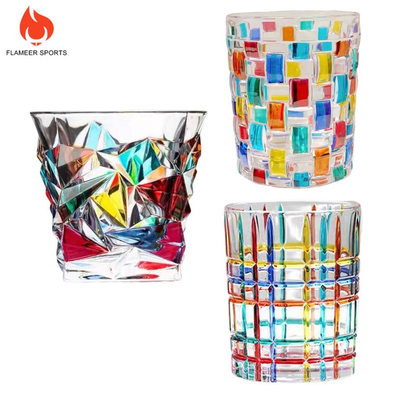 Cốc Thủy Tinh Uống Trà / Cà Phê Nhiều Màu Sắc Lzdzlx1 Dành Cho Gia Đình / Quán Bar