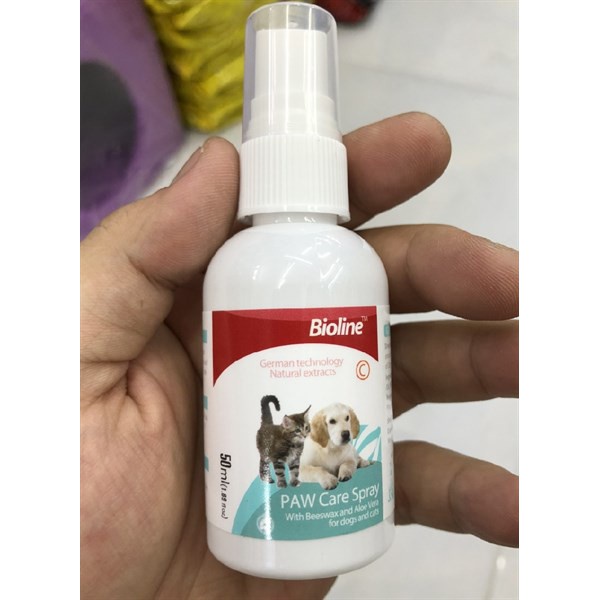 Xịt hướng dẫn chó mèo đi vệ sinh đúng chỗ Bioline 50ml - Zippopet