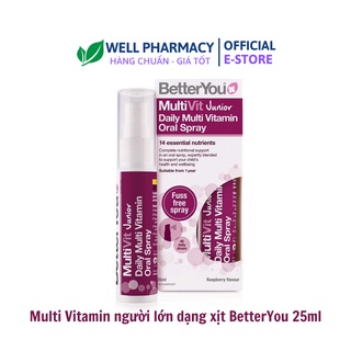 Vitamin tổng hợp dạng xịt better you multivit junior 25ml - uk