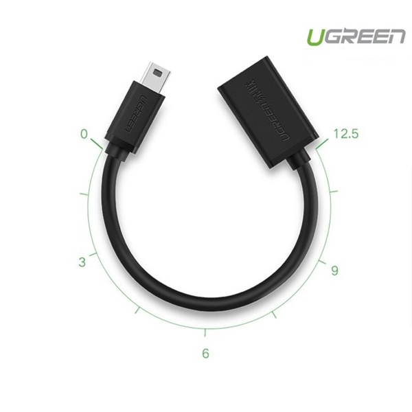 Cáp OTG Mini USB 2.0 Ugreen 10383 - Hàng Chính Hãng