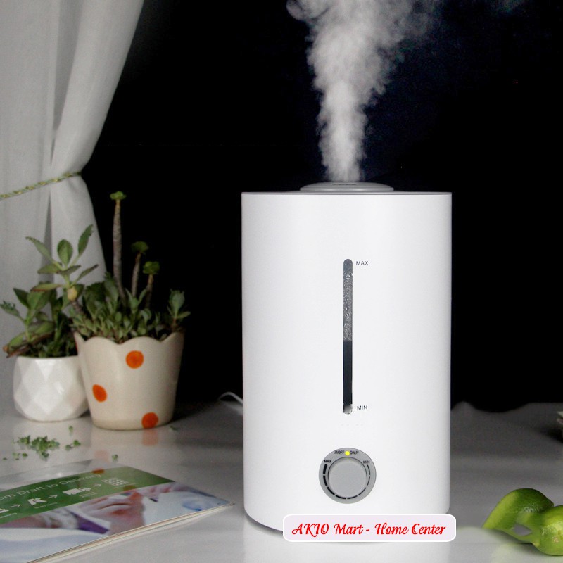 Máy tạo ẩm không khí HUMIDIFIER❤FREESHIP ❤ Dung tích 3.5 lít, có lõi lọc bằng than hoạt tính. AKIKO _Vietnam