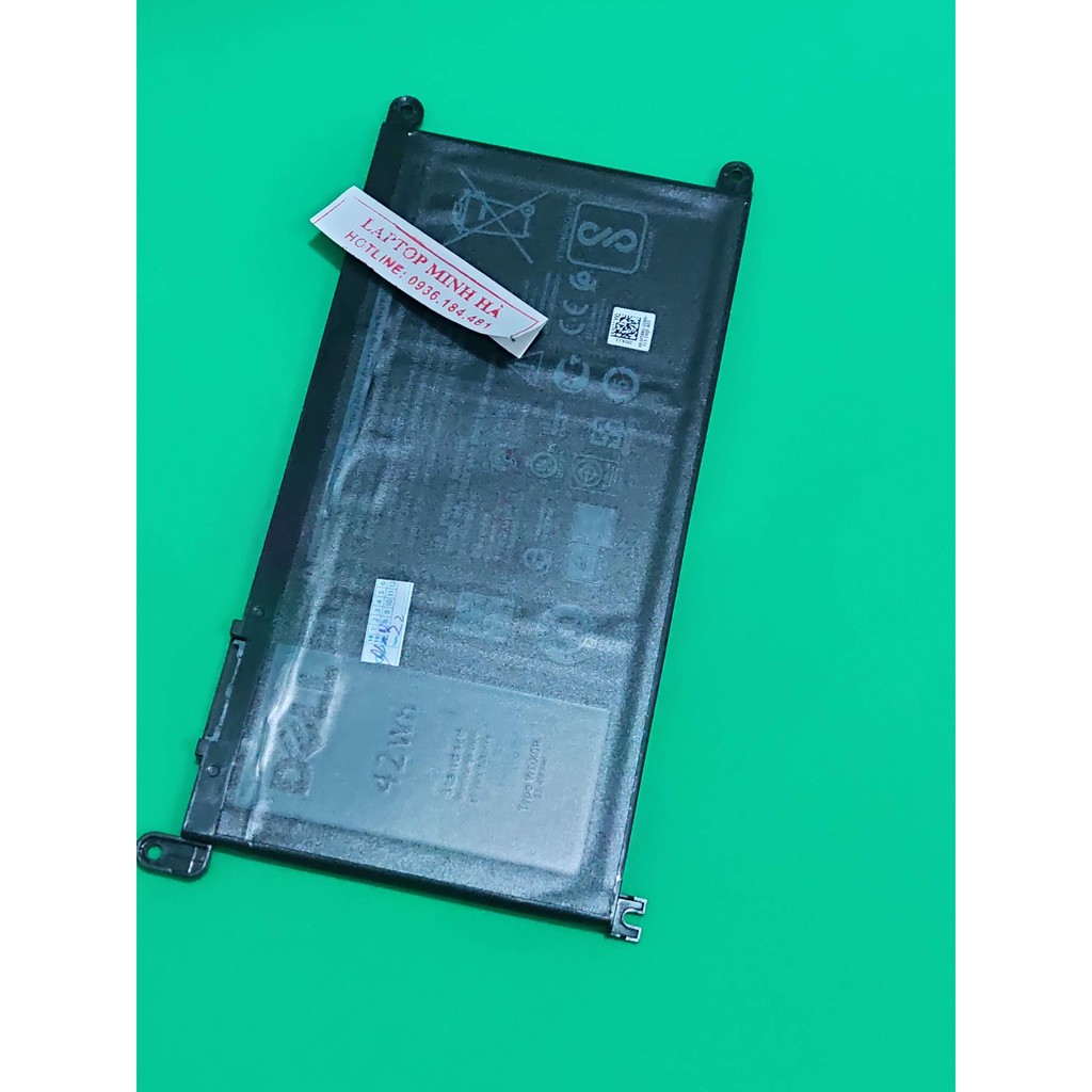 Pin laptop Dell Inspiron 5570 Zin có logo Dell, giống pin theo máy