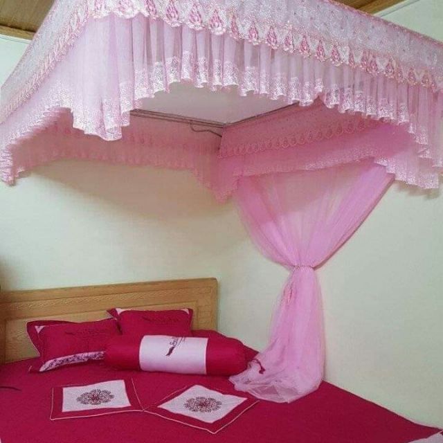 màn khung cung đình voan lạnh Cao cấp nhất(kèm theo khung)