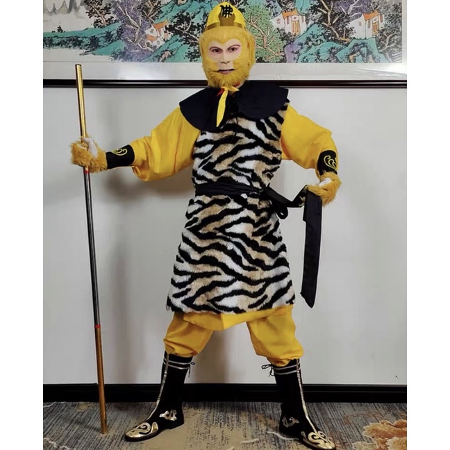 Set trang phục cosplay Tôn Ngộ Không - phim Tây Du Ký hàng chuẩn cao cấp.