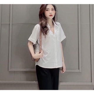 Áo sơ mi tay lỡ