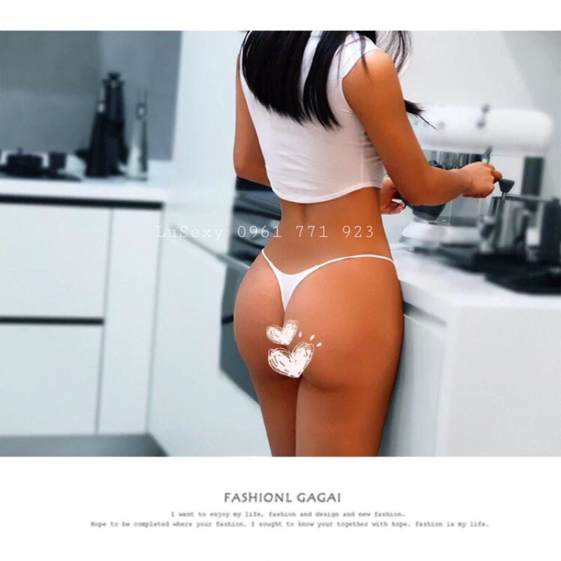 Quần lọt khe dây sườn chữ T siêu gợi cảm,Shop đồ lót nam nữ quần lọt khe bikini đồ bơi sexy dây mảnh màu đen trắng đỏ da