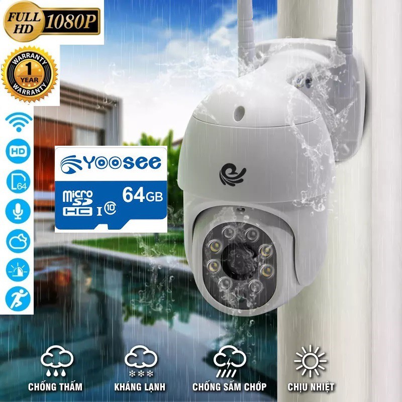 Camera IP Wifi CareCam CC8021Pro FHD1080 - 2.0Mpx, nhận diện khuân mặt, quay đêm có màu, xoay 360 độ | BigBuy360 - bigbuy360.vn