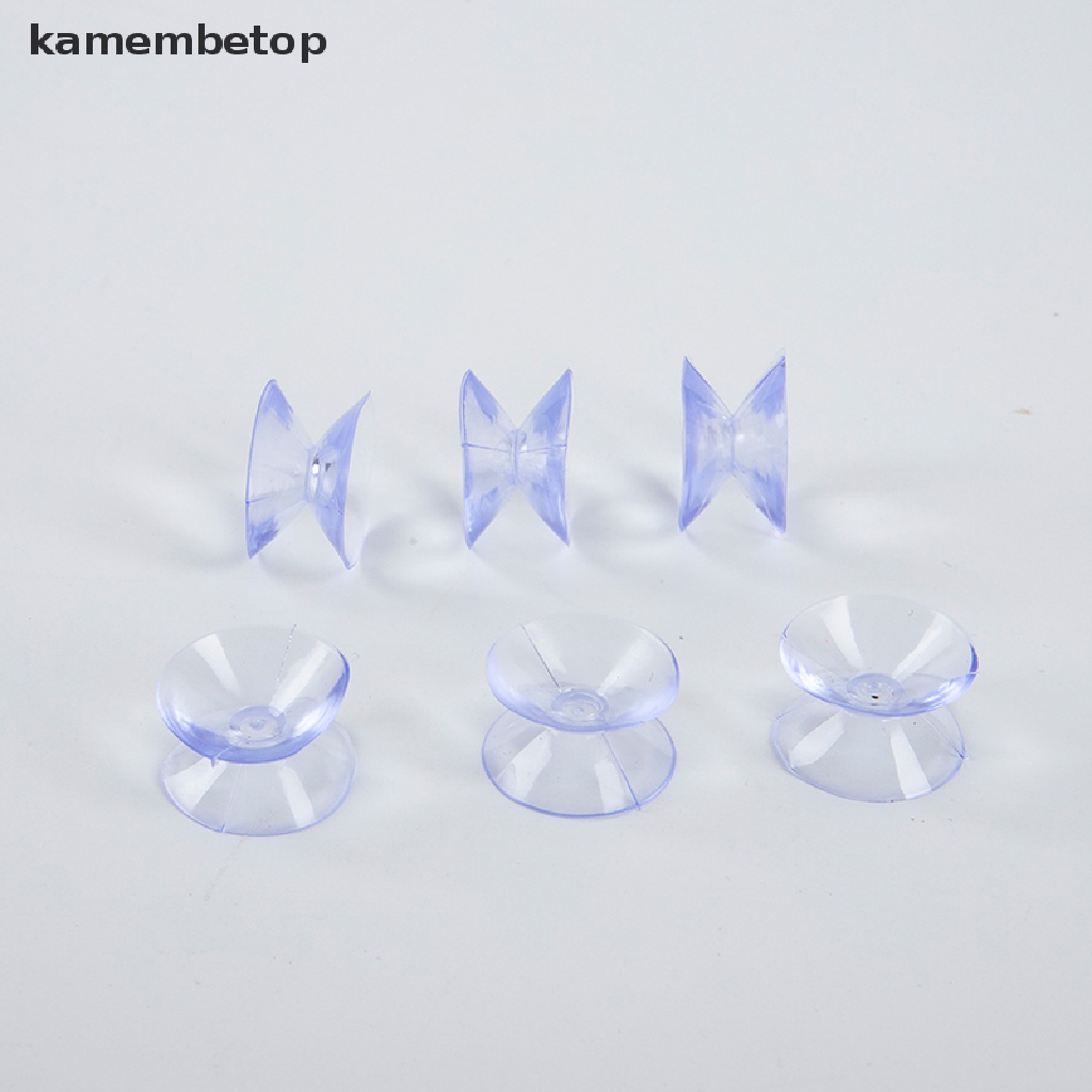 [beto] Set 10 Cốc Hút Hai Mặt Bằng Nhựa Cho Kính / Thủy Tinh