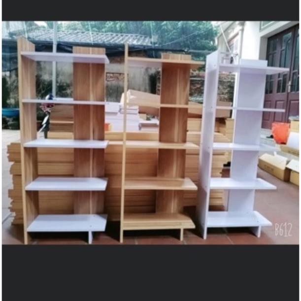 Kệ sách lắp ghép đa năng, kệ góc tường 5 tầng chuyennoithat