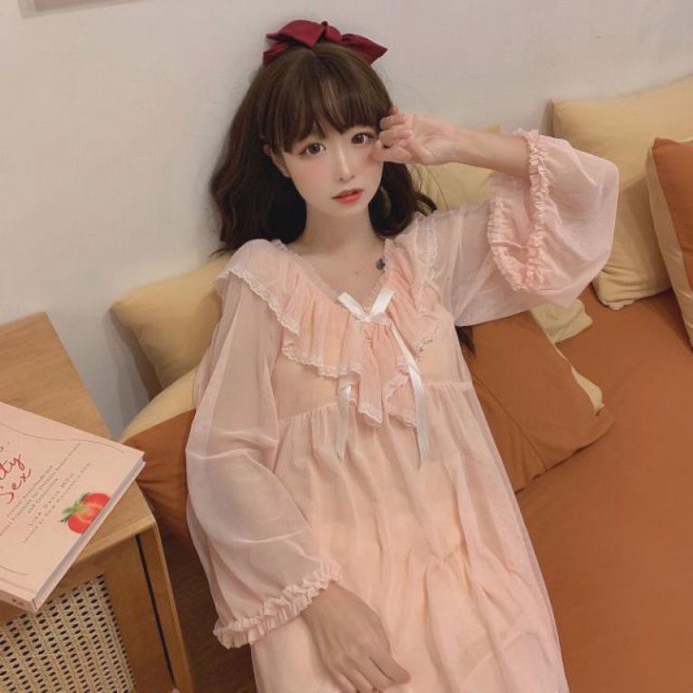Váy Ngủ Tay Voan Công Chúa Siêu Xịn HOT