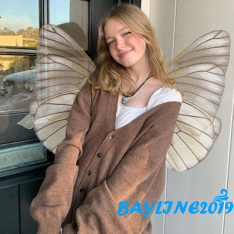 Áo khoác cardigan dệt kim cổ chữ V dáng rộng màu nâu phong cách Hàn Quốc thời trang mùa thu cho nữ
