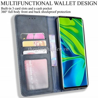 Bao da dạng ví Xiaomi Mi Note 10, CC9 Pro