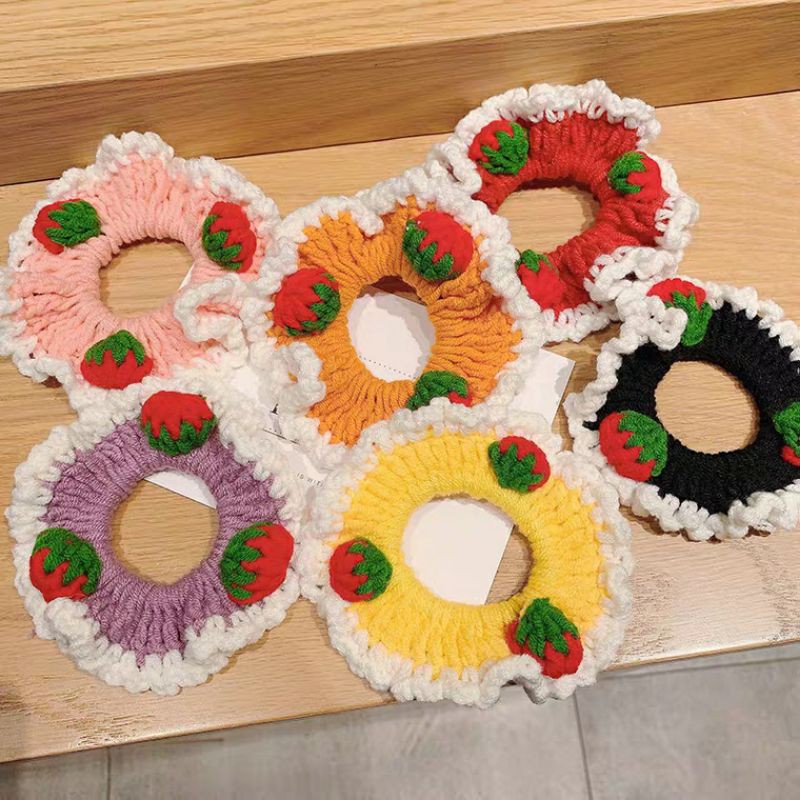 Scrunchies len handmade