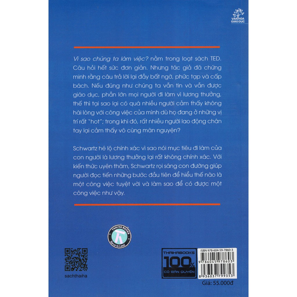 Sách - TedBooks - Vì Sao Chúng Ta Làm Việc | BigBuy360 - bigbuy360.vn