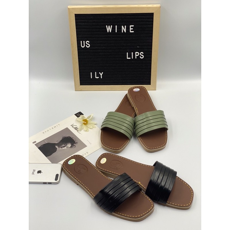 Quai ngang xếp ly - dép nữ bigsize 35-40