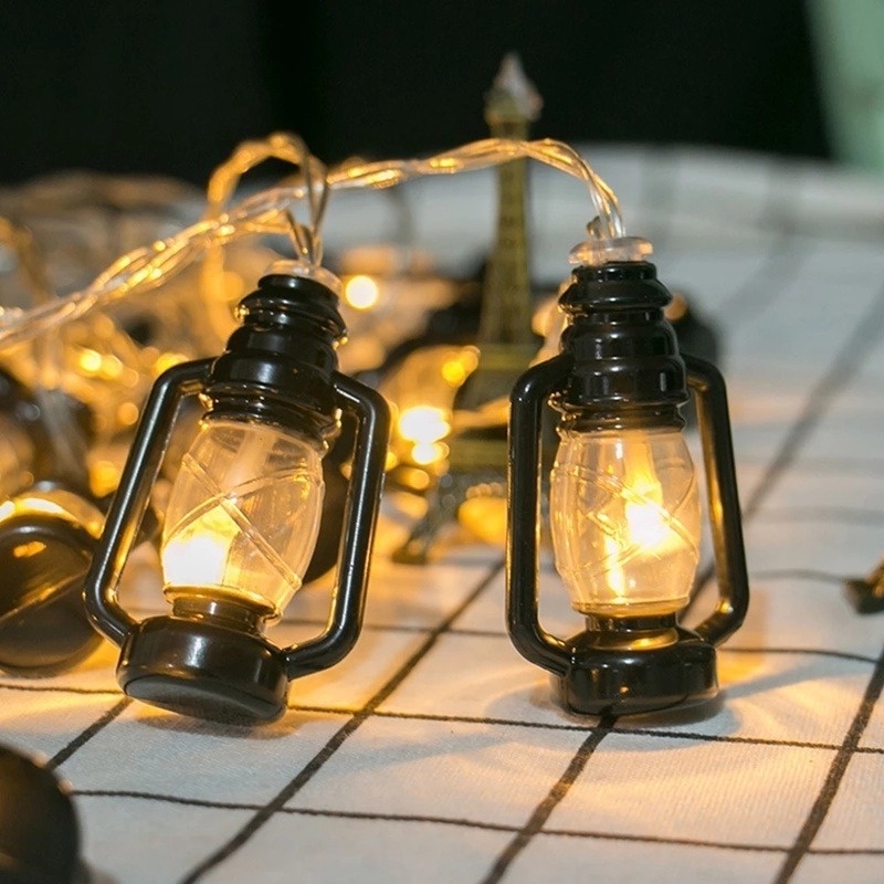Dây Đèn Led Dài 1M Gồm 10 Bóng Kiểu Cổ Điển Dùng Để Trang Trí Nhà