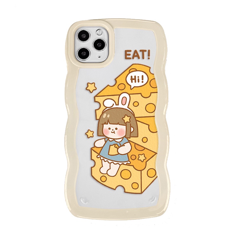 Ốp Điện Thoại Acrylic Phối Ren Cho iphone 13Promax 11 / 12 / xs / xr / 8