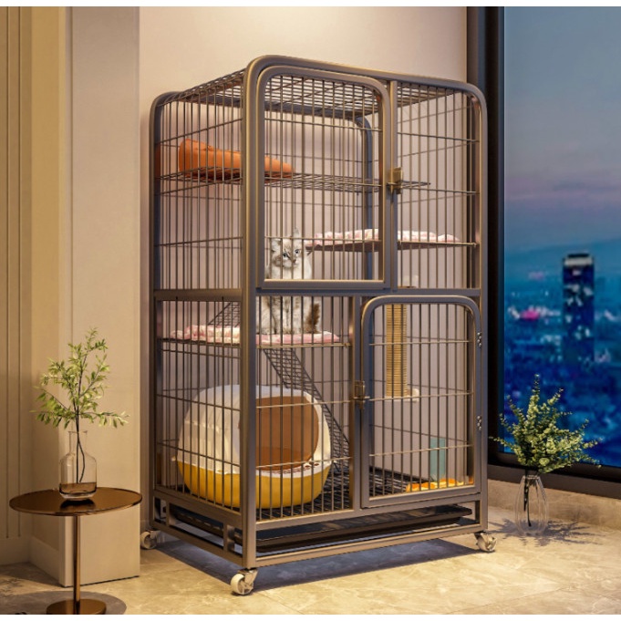Chuồng mèo 3 tầng 1m37 size đại đa năng thông minh