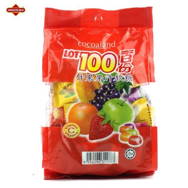 Kẹo dẻo hoa quả Lot 100 Malaysia