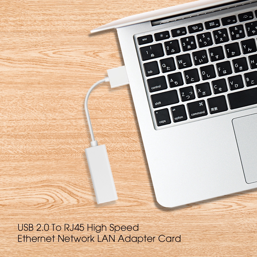 Card mạng chuyển đổi đầu Mini USB 2.0 sang RJ45 LAN tốc độ cao cho máy tính xách tay PC