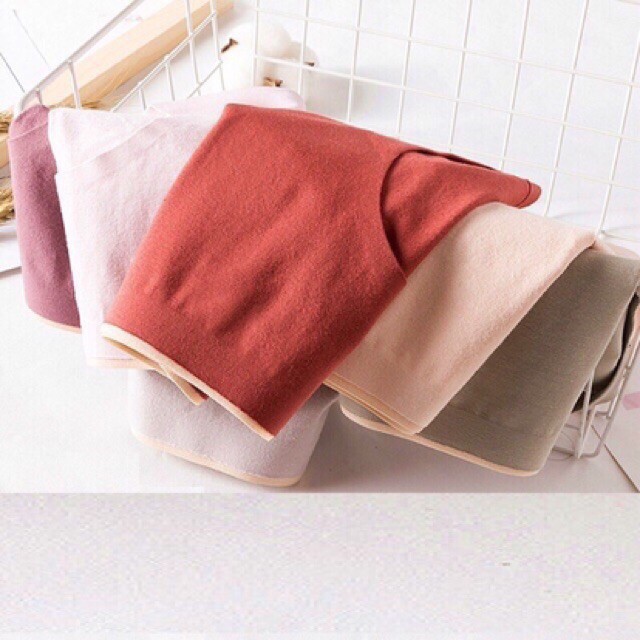Quần lót  nữ cotton ép không đường may, quần lót nữ không viền kháng khuẩn xuất Nhật
