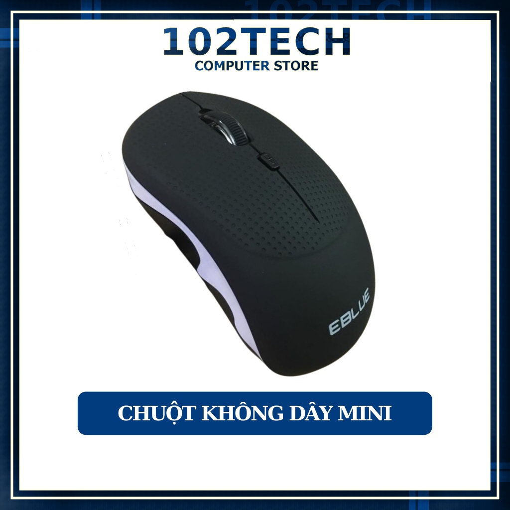 Chuột không dây mini chính hãng Eblue EMS 816 bền nhạy chính xác tiết kiệm pin bảo hành 12 tháng