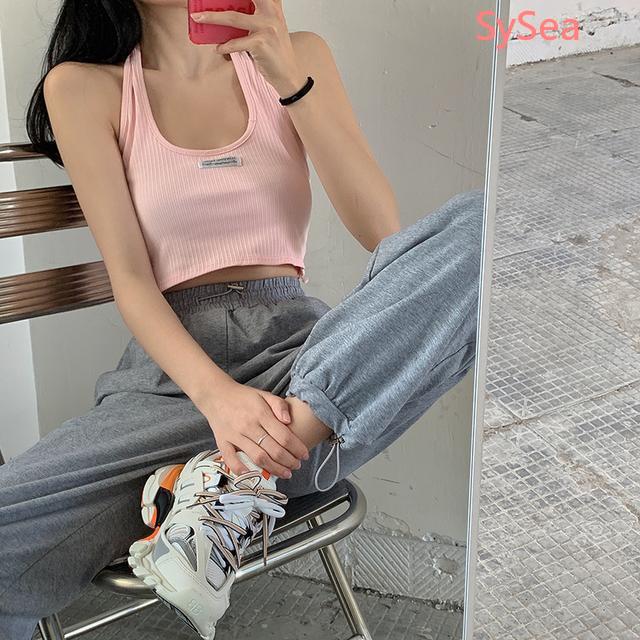 Bộ áo cổ yếm và áo dài tay dáng rộng thời trang cho nữ