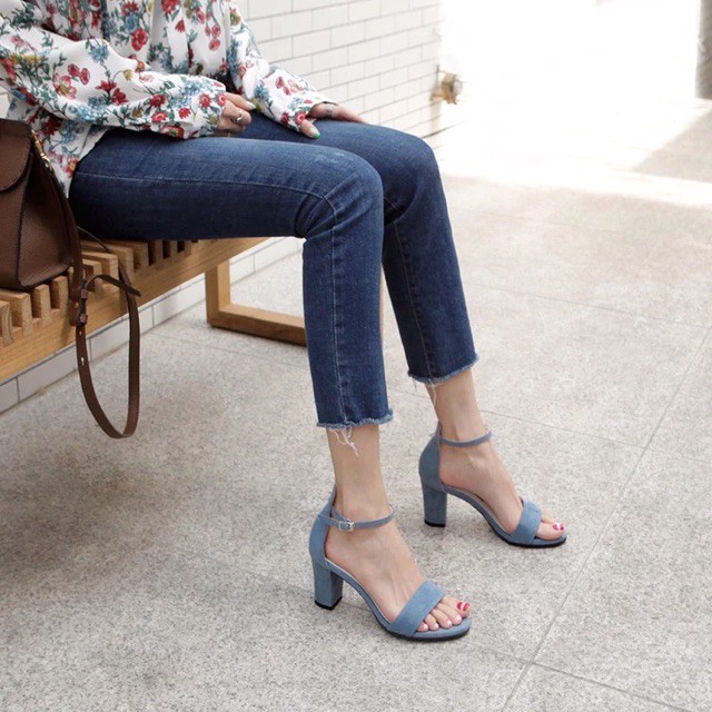 [ORDER] Sandal nữ có size nhỏ/ Sandal quai ngang đế vuông size 31-40