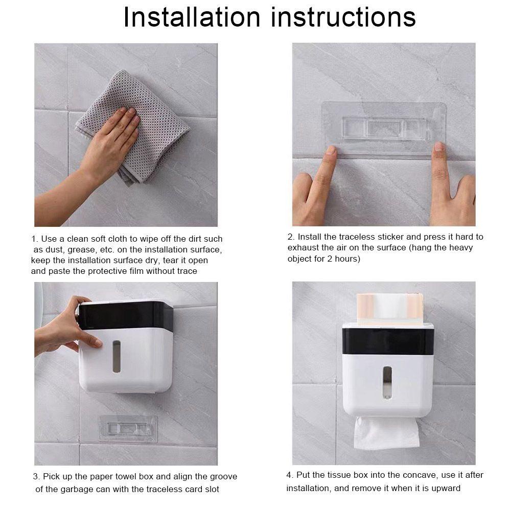 CONOPERY Giá Đỡ Cuộn Giấy Vệ Sinh Gắn Tường Đa Năng Chống Thấm Nước