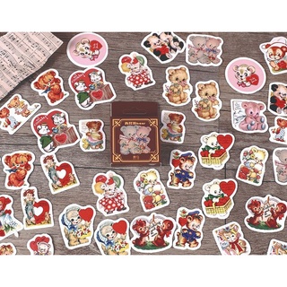 Hộp 46 stickers hình gấu Kenny dễ thương