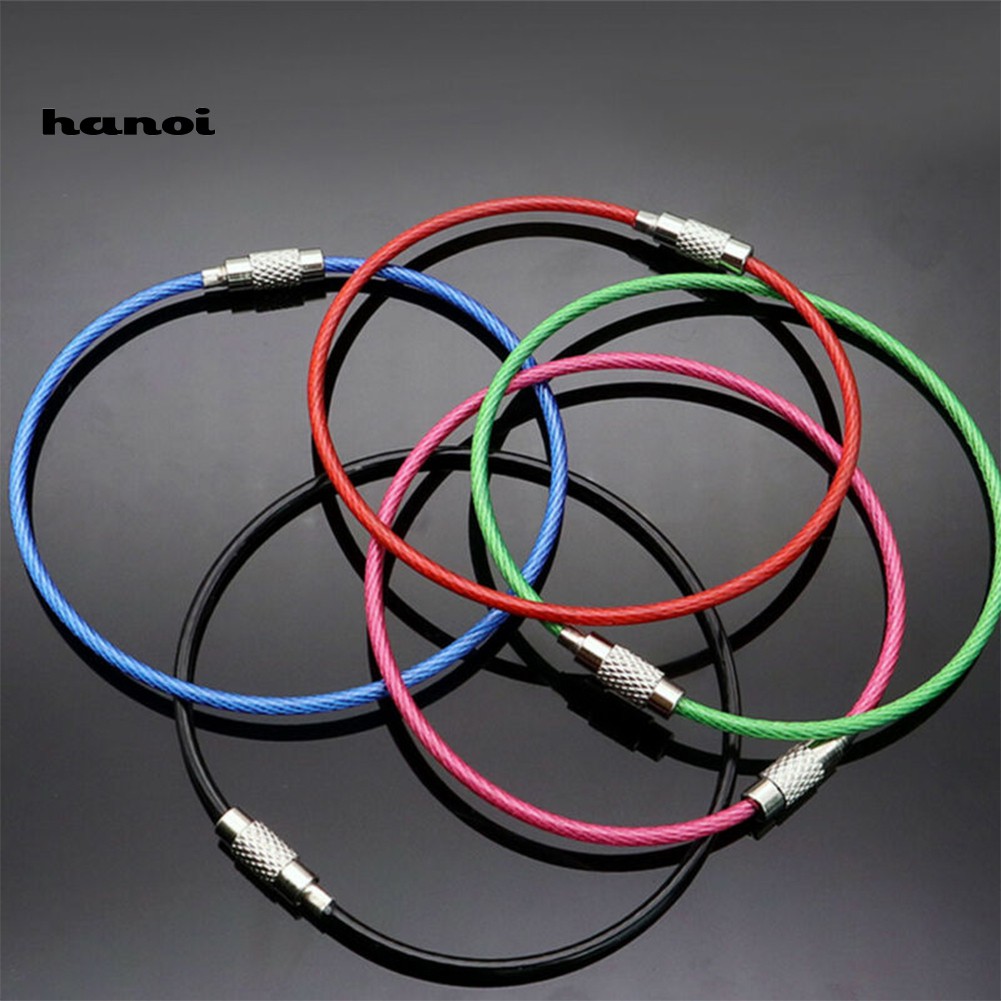 Set 5 / 10 Dây Thép Nối Móc Khóa Bền Bỉ Tiện Dụng