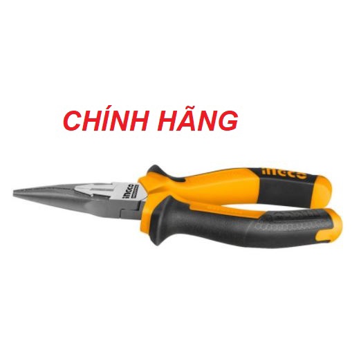 ĐỒ NGHỀ INGCO Kềm mũi nhọn mỏ dài 6''/160mm  HLNP28168 (Cam kết Chính Hãng 100%)