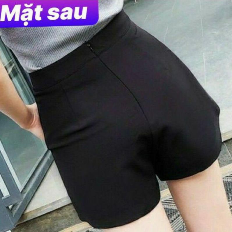 quần short váy cạp cao, quần váy dáng a cạp liền m308 New