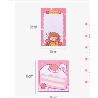 Note Giấy Ghi Chú Hình Dễ Thương