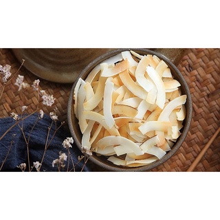 500g dừa sấy giòn không đường, dừa sấy giòn keto món ngon nhà làm