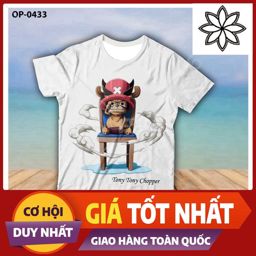[BỘ SƯU TẬP ONE PIECE] Áo Phông Áo Thun Giá Rẻ - Chopper One Piece
