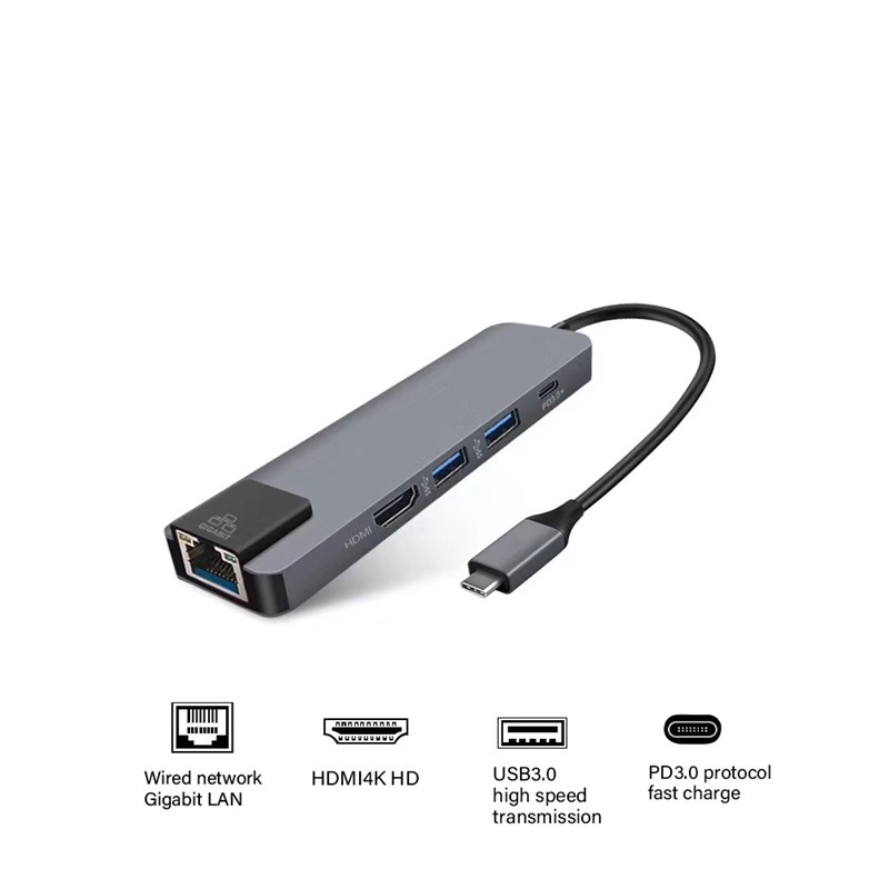 Cáp chuyển đổi Type C HUB HDMI cho Macbook Pro Thunderbolt 3