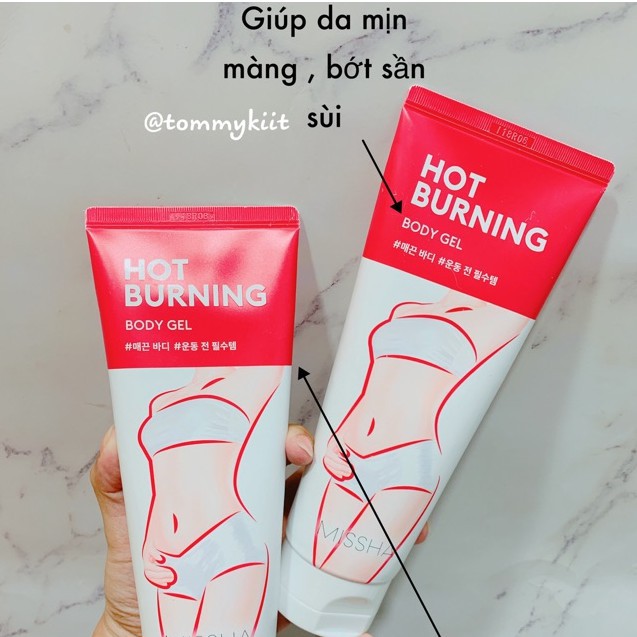 Có sẵn - 🔥GEL TAN MỠ MISSHA HOT BURNING PERFECT BODY GEL🔥