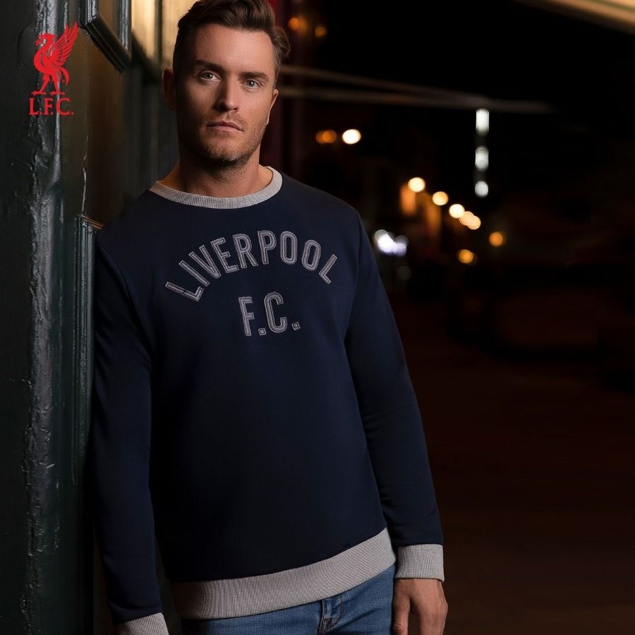 Áo hoodie tay dài có nón nam LFC Applique Crew - A15142