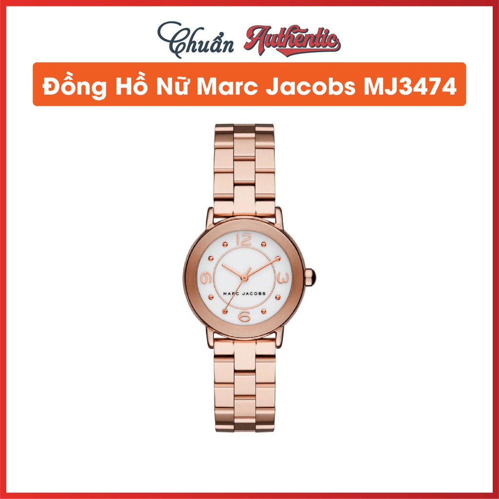 Đồng Hồ Nữ Marc Jacobs MJ3474 Riley Rose Gold Tone