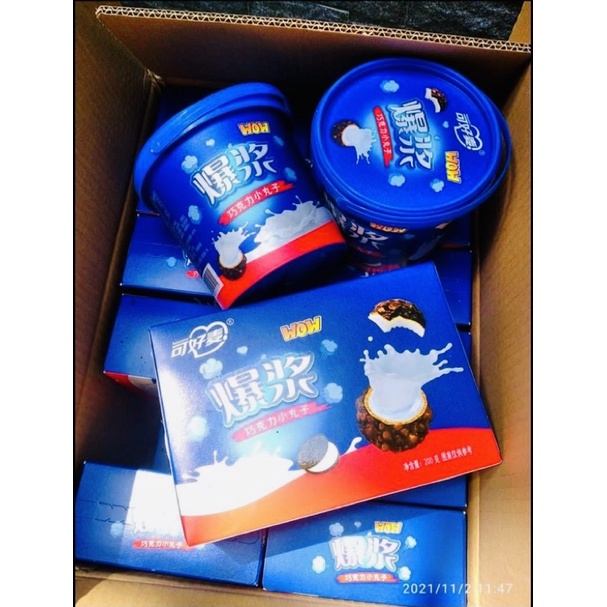 Bánh OREO Chocolate Nhân Sữa Chảy - Ăn Vặt 492