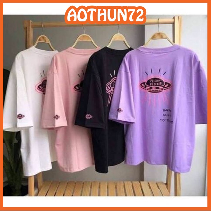 Áo Thun Nam Nữ Tay Lỡ in hình Đĩa Bay 4 màu | BigBuy360 - bigbuy360.vn