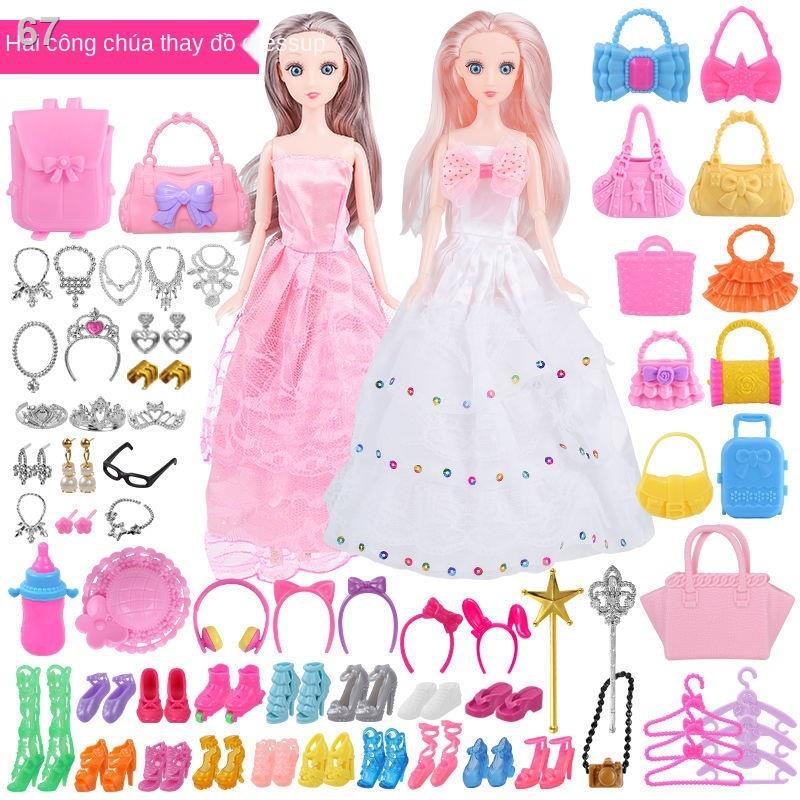 Imengsi Barbie Princess một bộ váy yêu thích cưới búp bê cô gái ăn mặc đồ chơiC