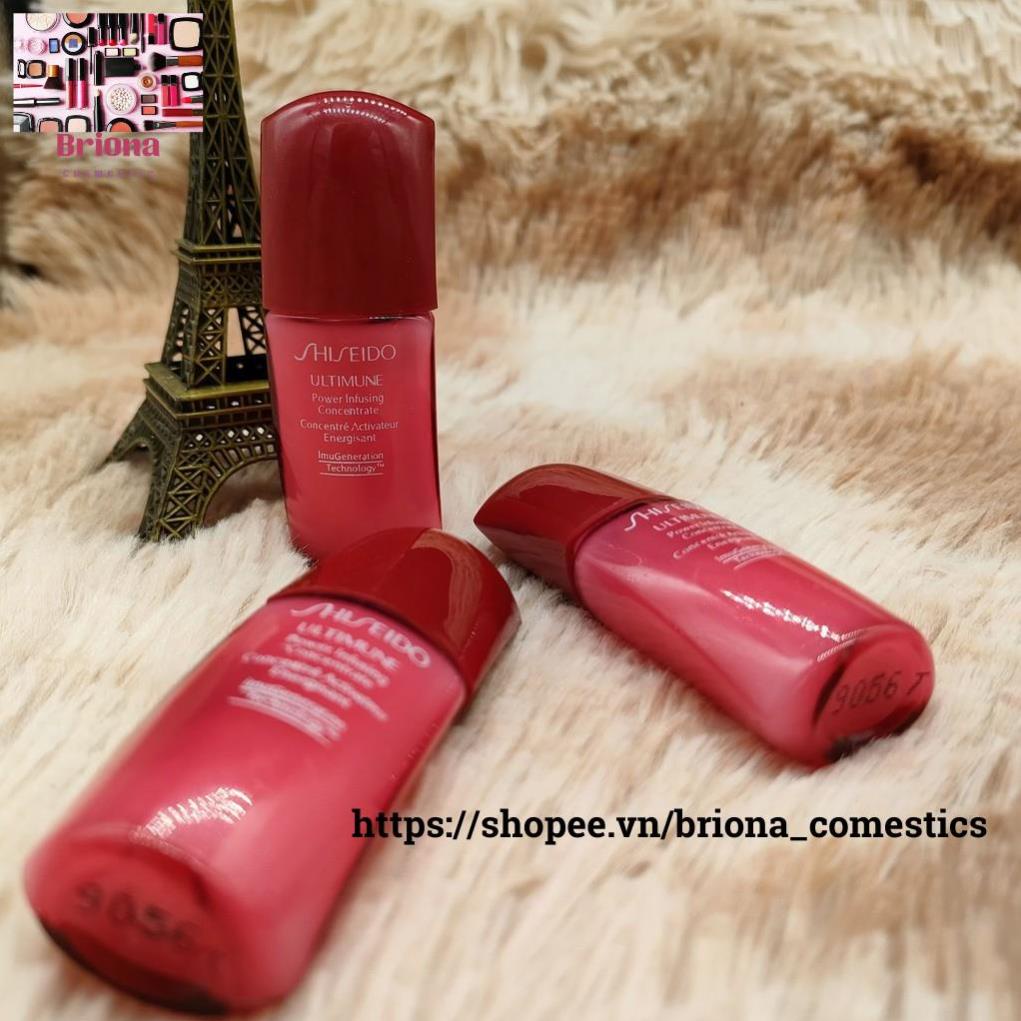 Tinh Chất Dưỡng Da Shiseido Ultimune Power Infusing Concentrate 10ml - bảo vệ làn da khỏe mạnh rạng rỡ