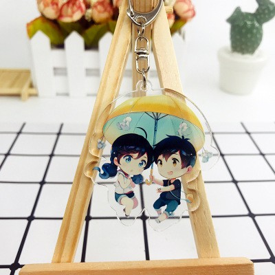 Móc khoá Mica anime Tenki no Ko (Đứa con của thời tiết) - Nhựa Cứng Acrylic In 2 mặt sắc nét ( ảnh thật )