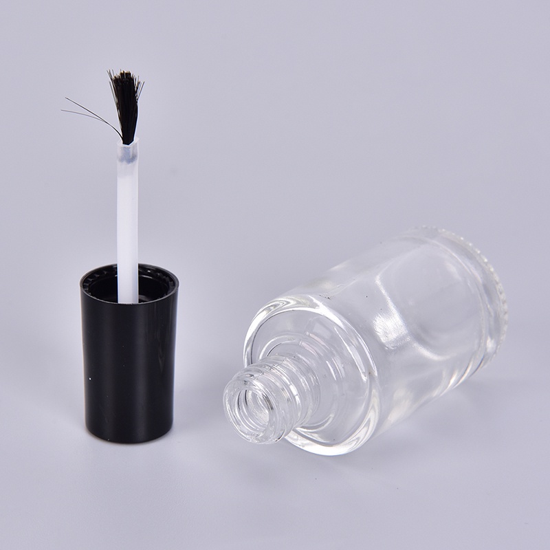 (Hàng Mới Về) Lọ Thủy Tinh Rỗng Chiết Xuất Dầu Sơn Móng Tay 5 / 10 / 15Ml Kèm Cọ Tiện Dụng